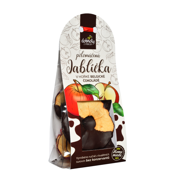 Jablíčka máčená v čokoládě