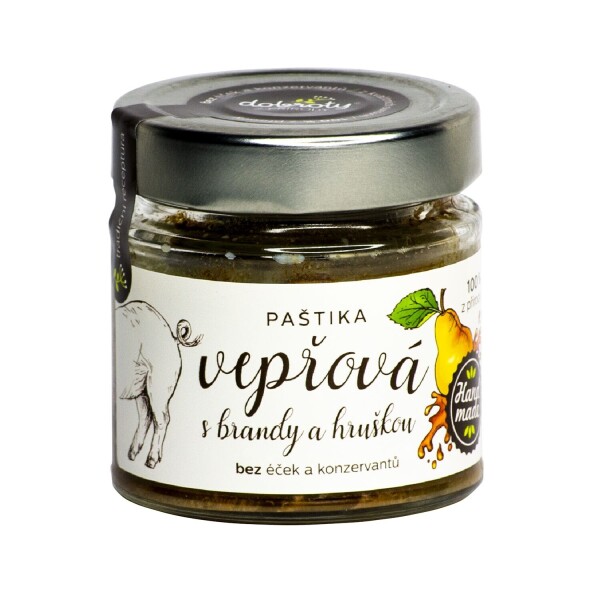 Vepřová paštika s brandy a hruškou 150 g