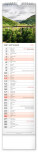 NOTIQUE Nástěnný kalendář Země CZ/SK 2027, 12 x 48 cm - pgn-36839-l_09 - variant Pg PGN-36839-L