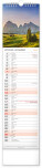 NOTIQUE Nástěnný kalendář Země CZ/SK 2027, 12 x 48 cm - pgn-36839-l_11 - variant Pg PGN-36839-L