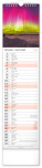 NOTIQUE Nástěnný kalendář Země CZ/SK 2027, 12 x 48 cm - pgn-36839-l_12 - variant Pg PGN-36839-L