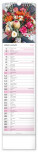NOTIQUE Nástěnný kalendář Květiny – Květiny CZ/SK 2027, 12 x 48 cm - pgn-36841-l_01 - variant Pg PGN-36841-L