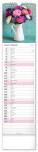 NOTIQUE Nástěnný kalendář Květiny – Květiny CZ/SK 2027, 12 x 48 cm - pgn-36841-l_02 - variant Pg PGN-36841-L