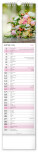 NOTIQUE Nástěnný kalendář Květiny – Květiny CZ/SK 2027, 12 x 48 cm - pgn-36841-l_05 - variant Pg PGN-36841-L