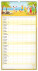 NOTIQUE Nástěnný kalendář Rodinný plánovací XXL 2027, 33 x 64 cm - pgn-36868-sk_07 - variant Pg PGN-36868-SK