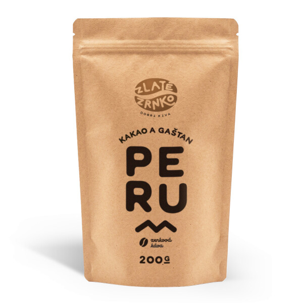 Zrnková káva Peru (100% arabika s jediným původem)