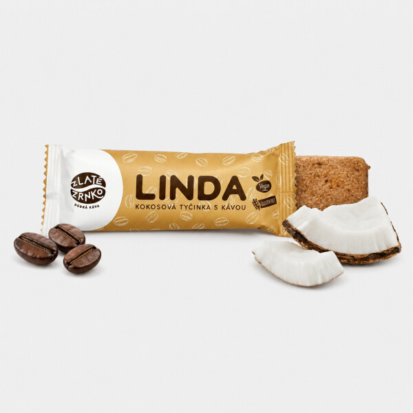 Linda kávová - kokosová tyčinka s kávou 40 g