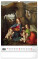 NOTIQUE Nástěnný kalendář Renesance 2027, 33 x 46 cm - pgn-37000-l_08 - variant Pg PGN-37000-L