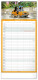 NOTIQUE Nástěnný kalendář Rodinný plánovací Krtek CZ 2027, 21 x 42 cm - pgn-36866-l_07 - variant Pg PGN-36866-L