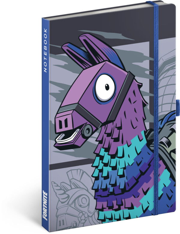 NOTIQUE Notes Fortnite – Llama, linkovaný, 13 x 21 cm