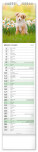 NOTIQUE Nástenný kalendár Psy CZ/SK 2027, 12 x 48 cm - pgn-36845-l_03 - variant Pg PGN-36845-L