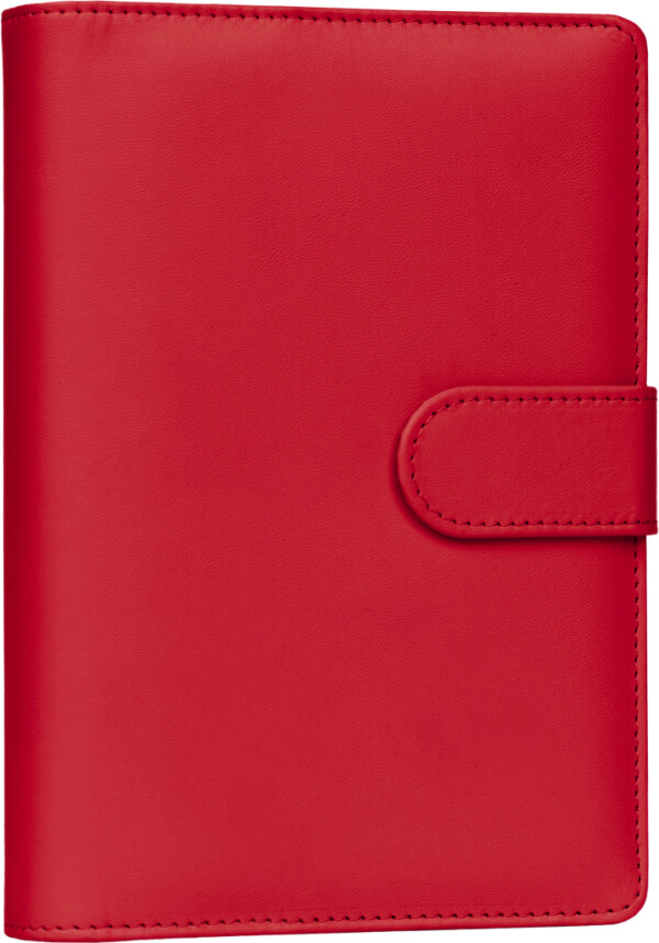 NOTIQUE Refill – Týdenní diář s kroužkovou vazbou 2027, zářivě červená, 12,5 x 19 cm