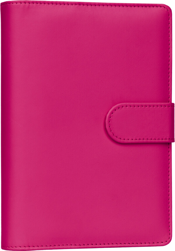 NOTIQUE Refill – Týdenní diář s kroužkovou vazbou 2027, fuchsiová, 12,5 x 19 cm