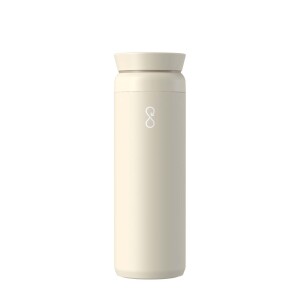 Láhev Ocean Bottle Peak Brew 590 ml recyklovaný nerezový pohár — písková