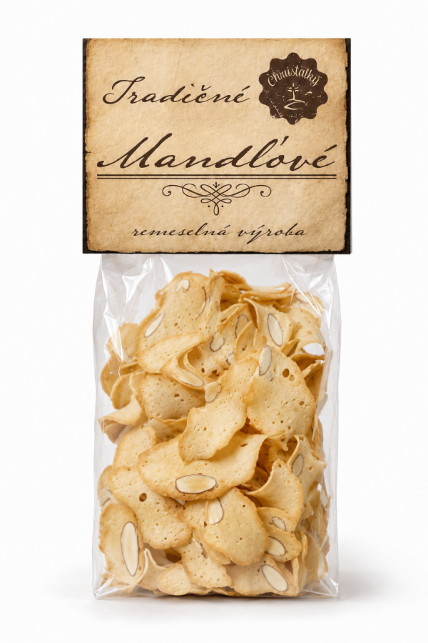 Chrústalky tradiční mandlové, 80 g