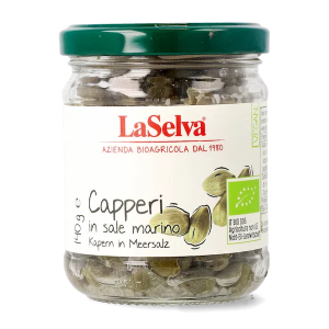 Kapary v mořské soli 140 g — různé barvy