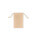 GIFT BAG S. Malý tepelně svařený sáček z netkané textilie, 140 x 220 mm — hnedá světlá