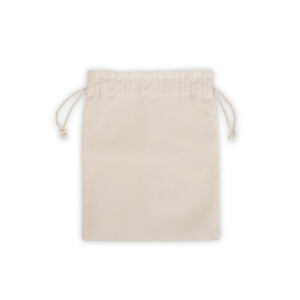 GIFTWRAP M. Středně velká taška, 100 % bavlna, 251 x 320 mm — přírodná
