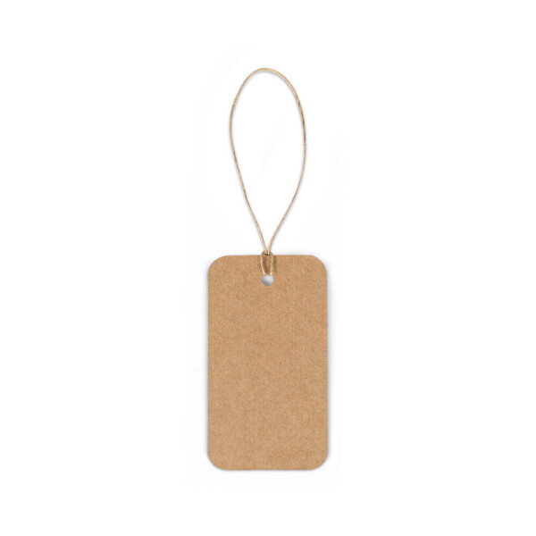 LABEL RECTANGULAR. Štítek vyrobený ze 100% recyklovaného papíru (700 g/m²) ve tvaru obdélníku