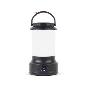 Nordic Drift Everest RCS Jasná kempingová lampa s klikou — černá