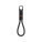 Rychlonabíjecí kabel s karabinou Nordic Drift Everest USB-C 60W — černá