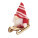 FROSTY SLEIGH Skřítek na dřevěných saních - cx1588-05-print - variant 
