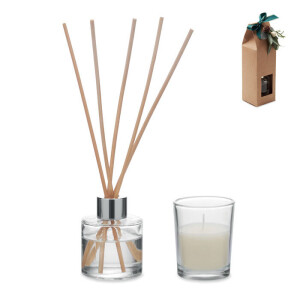 GINGLE Aroma difuzér a svíčka — béžová