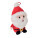 GLEEFUL Plyšová figurka Santa — červená