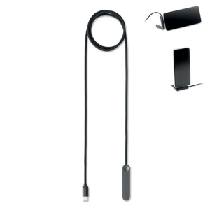 NIFTY Kabel 60W USB-C se stojánkem — černá