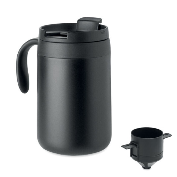 CAFETITO Termohrnek s kávovým filtrem