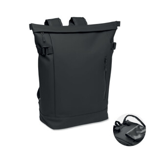 RIDE BACKPACK Batoh na kolo z PU, 20 l — černá
