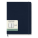 Diář Moleskine 2027 - tvrdé desky, XL, týdenní, černý a modrý — modrá