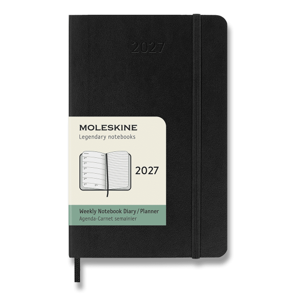 Diář Moleskine 2027 - měkké desky, S, týdenní
