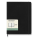 Diář Moleskine 2027 - měkké desky, XL, týdenní, černý a modrý — černá