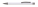 CAGERI SOFT_ECONOMY RE guľôčkové pero kov — bílá 136x10 mm