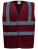 YK100 High Visibility 2 Bands & Braces Waistcoat - YK100_Maroon - variant Ls 1000193206