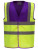 YK100 High Visibility 2 Bands & Braces Waistcoat - YK100_Purple-Yoke_Hi-Vis-Yellow - variant Ls 1000193246