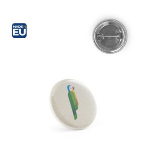 Button P'IN 1. Button P'IN 1. Odznak na špendlík — stříbrná