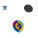 Button P'IN 2. Button P'IN 2. Magnetický odznak — černá