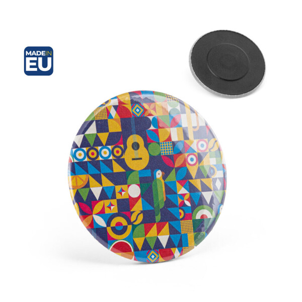 Button P'IN 10. Button P'IN 10. Magnetický odznak