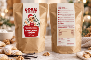 Směs pro přípravu vánočních cookies – doypack — různé barvy