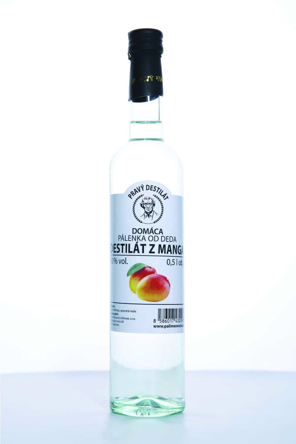 Domácí pálenka od dědy – pálenka z MANGA 50%, 500 ml