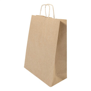Papbag L papírová dárková taška, velká — přírodná