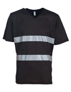 YK910 Hi Vis Top Cool Super Light V-Neck T-Shirt - Reklamnepredmety