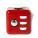 ChillSix RABS antistresová kocka — red