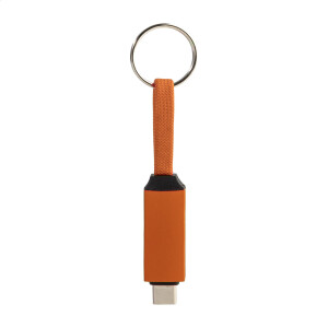 Keycab prívesok na kľúče 60W kábel USB-C — orange