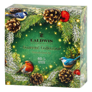 EALDWIN XMAS. Kolekce 60 čajů – zelené čaje s příchutí — zelená