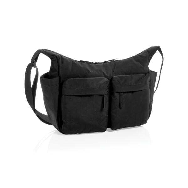 KENTO URBAN RCS polstrovaná crossbody taška z recyklovaného nylonu