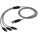 Nabíjecí kabel Alphecca z recyklovaného hliníku a RPET, 5 v 1 - 12449290_E1 - variant PF 12449290