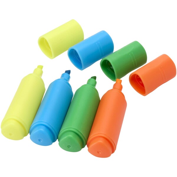 Sada mini zvýrazňovačů z recyklovaného plastu